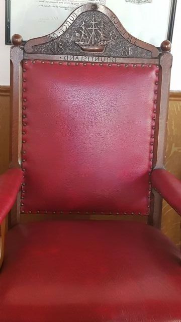 Provosts Chair dated 1882