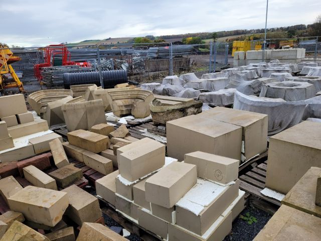 Stored Stone for restoration of steeple